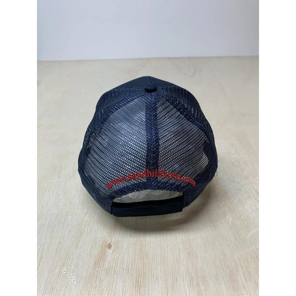 Sandhill Baseball Blue & Red Adjustable Cap Golf Baseball Mesh Trucker Hat‎
